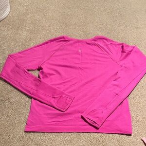 lululemon athletica Vibrant Pink Long Sleeve Tee